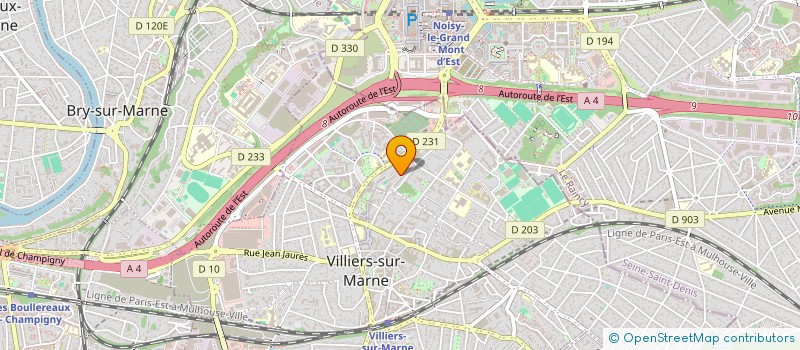 localisation de l'entreprise LYS  VILLIERS-SUR-MARNE