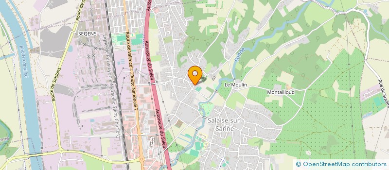 localisation de l'entreprise LYS  SALAISE-SUR-SANNE