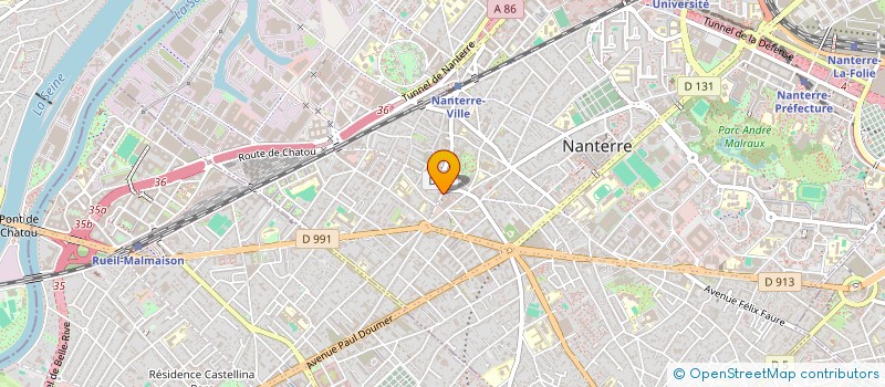 localisation de l'entreprise LYS  NANTERRE