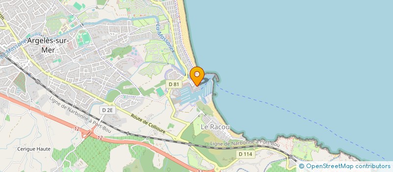 localisation de l'entreprise LYS  ARGELES-SUR-MER