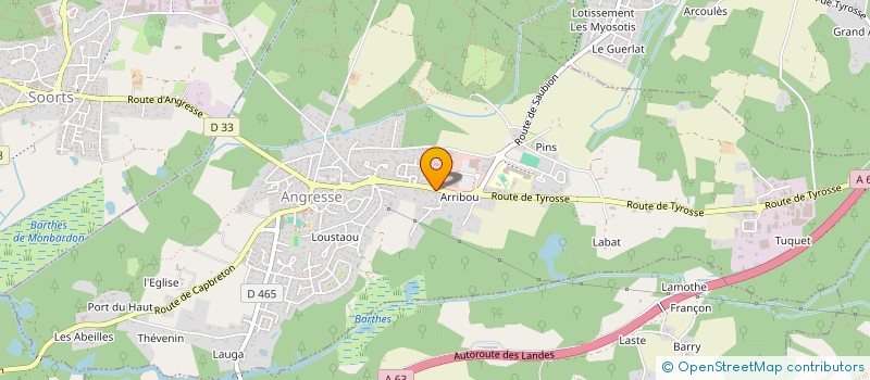 localisation de l'entreprise LYS  ANGRESSE