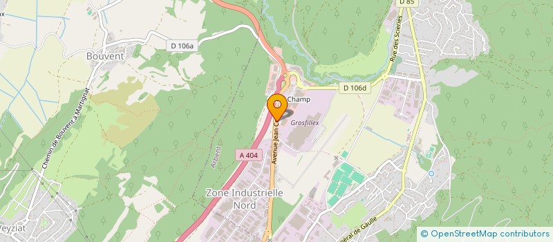 localisation de l'entreprise LYS à ARBENT