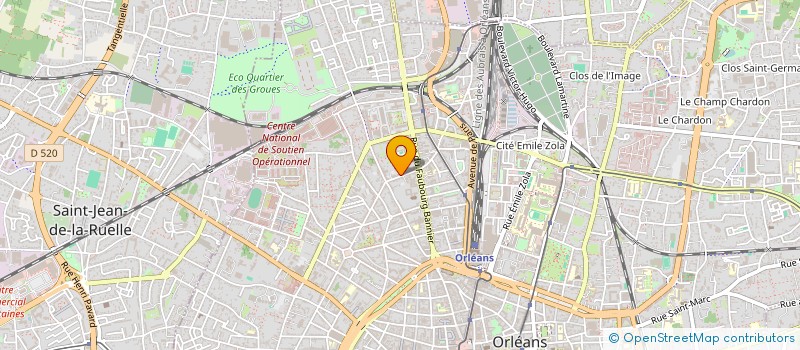 localisation de l'entreprise LYS à ORLEANS