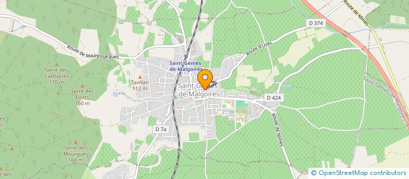 localisation de l'entreprise LYS  SAINT-GENIES-DE-MALGOIRES