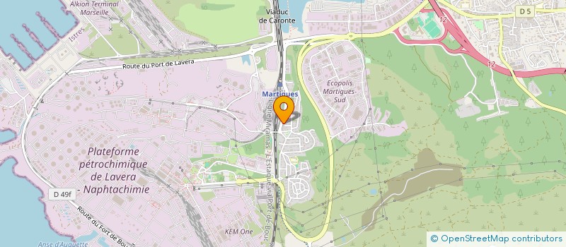 localisation de l'entreprise LYS  MARTIGUES