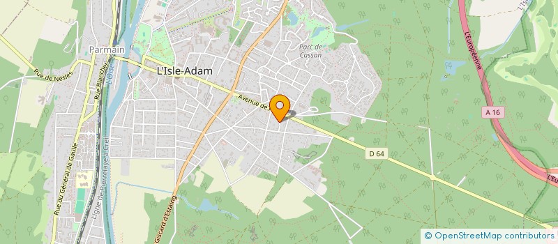 localisation de l'entreprise LYS  L'ISLE-ADAM