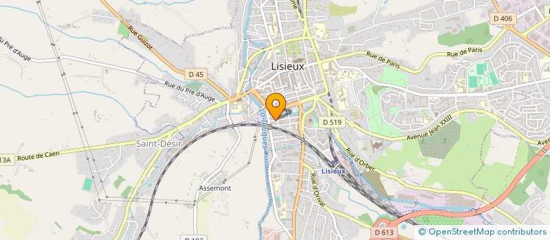 localisation de l'entreprise LYS  LISIEUX