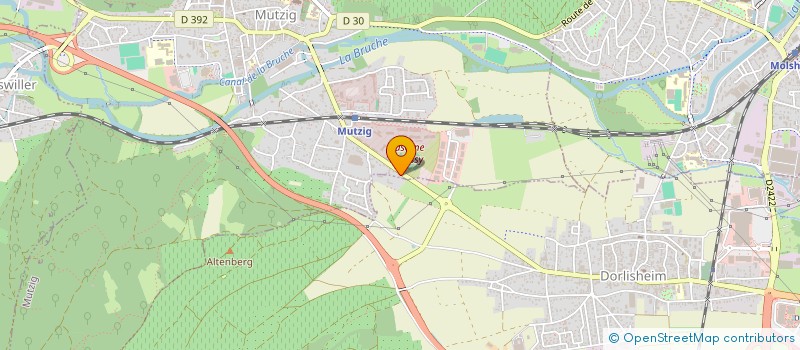 localisation de l'entreprise LYS  MUTZIG