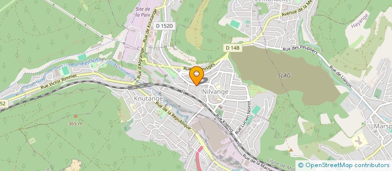 localisation de l'entreprise LYS  NILVANGE