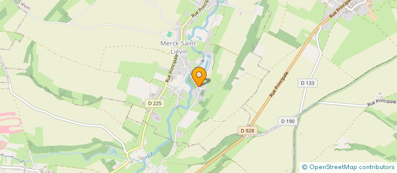 localisation de l'entreprise LYS AA FOOTBALL CLUB (LAFC)  SAINT-MARTIN-D'HARDINGHEM