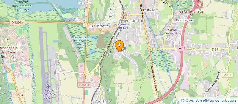 localisation de l'entreprise LYS'ALP  VIVIERS-DU-LAC