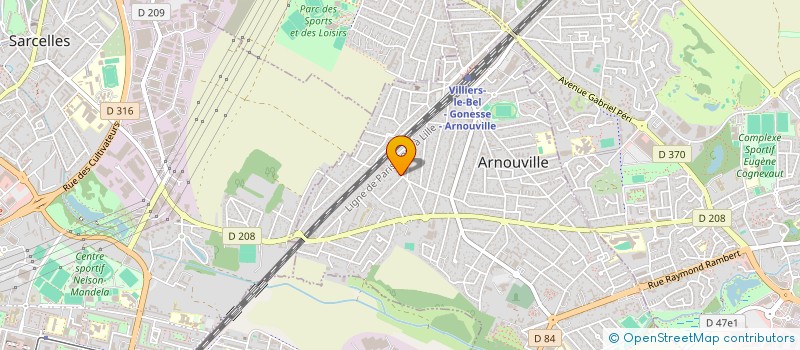 localisation de l'entreprise LYS ARENA  LAMORLAYE