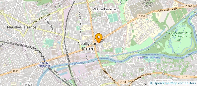 localisation de l'entreprise LYS AUTO 93 à NEUILLY-SUR-MARNE