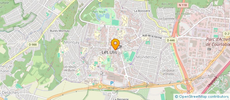 localisation de l'entreprise LYS CHAUMETTE-GLAJEAN  LES ULIS