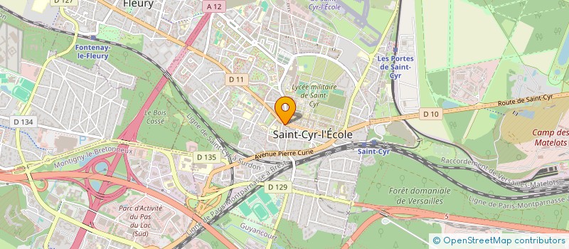 localisation de l'entreprise LYS CLAUDE à SAINT-CYR-L'ECOLE