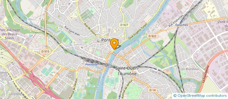 localisation de l'entreprise LYS COIFFURE à PONTOISE