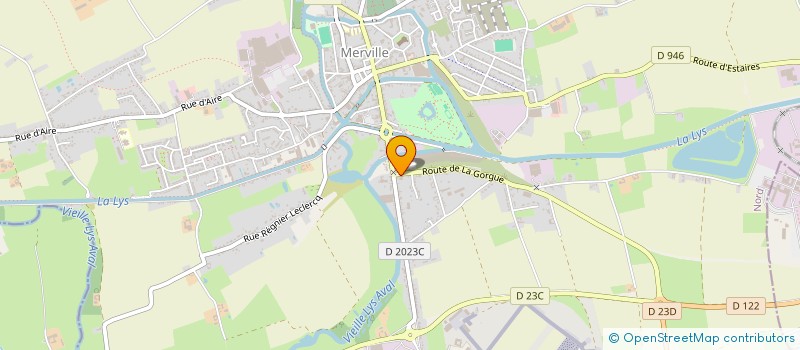 localisation de l'entreprise LYS CONFECTION à MERVILLE