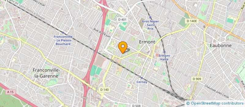 localisation de l'entreprise LYS CONSULTING  ERMONT