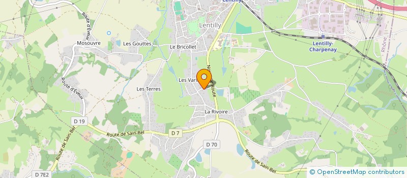 localisation de l'entreprise LYS D'OREE  LENTILLY