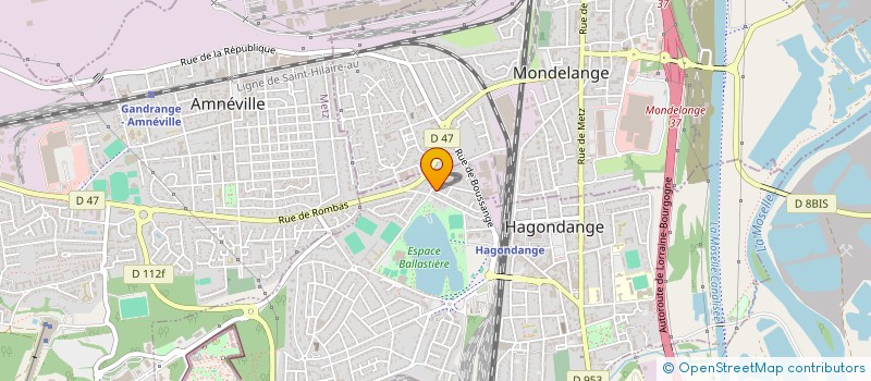 localisation de l'entreprise LYS DE JAIS  HAGONDANGE