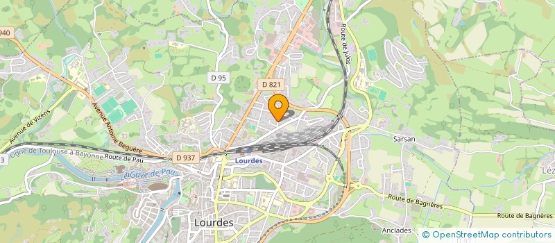 localisation de l'entreprise LYS DE MARIE  LOURDES