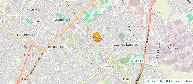 localisation de l'entreprise LYS DELICES  WATTRELOS