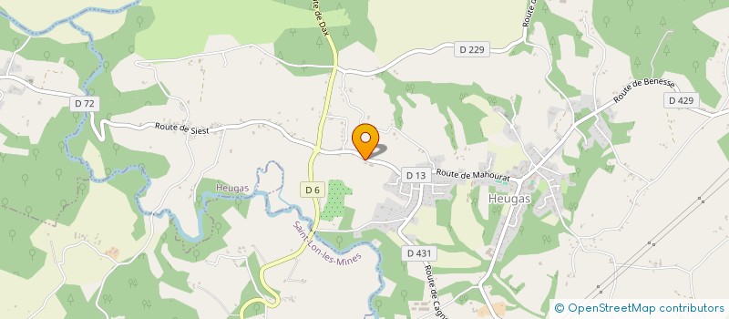 localisation de l'entreprise LYS DES PYRENEES  HEUGAS