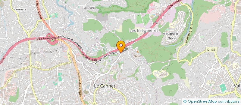 localisation de l'entreprise LYS-DISTRIBUTION26  LE CANNET