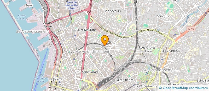 localisation de l'entreprise LYS ELO à MARSEILLE
