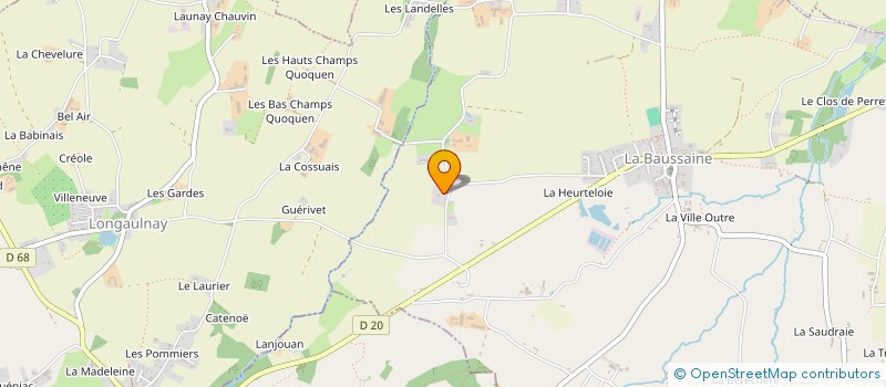 localisation de l'entreprise LYS EMERAUDE MACONNERIE  LA BAUSSAINE