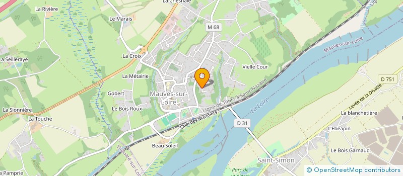 localisation de l'entreprise LYS GESTION  MAUVES-SUR-LOIRE
