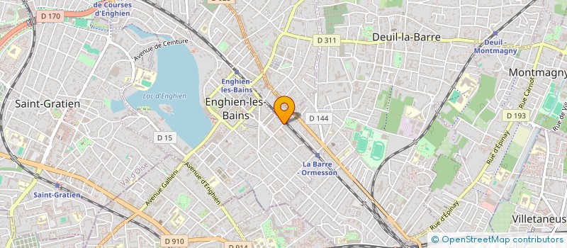 localisation de l'entreprise LYS'HOME à ENGHIEN-LES-BAINS