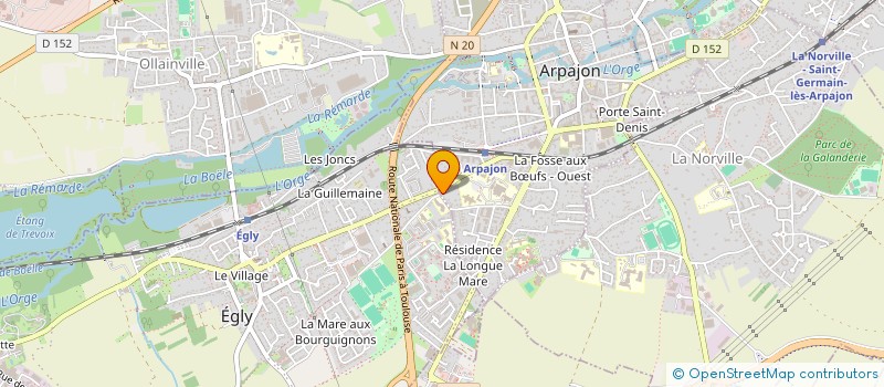 localisation de l'entreprise LYS IMMOBILIER  ARPAJON