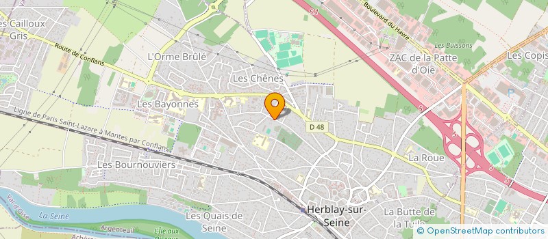 localisation de l'entreprise LYS IMPEX CAR  HERBLAY-SUR-SEINE