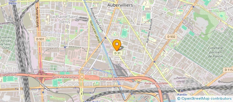 localisation de l'entreprise LYS INTERNATIONAL à AUBERVILLIERS