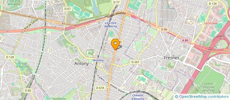 localisation de l'entreprise LYS & NET à ANTONY