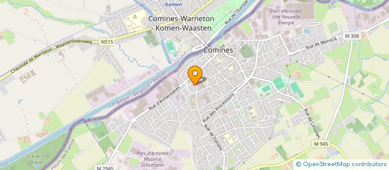 localisation de l'entreprise LYS OCEAN à WARNETON