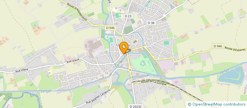 localisation de l'entreprise LYS OPTIQUE à MERVILLE
