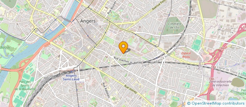 localisation de l'entreprise LYS PATRIMOINE à ANGERS