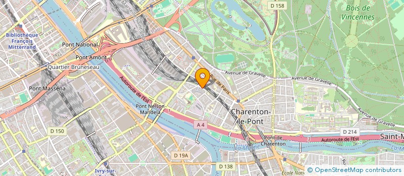 localisation de l'entreprise LYS PRESTACONSULT à CHARENTON-LE-PONT