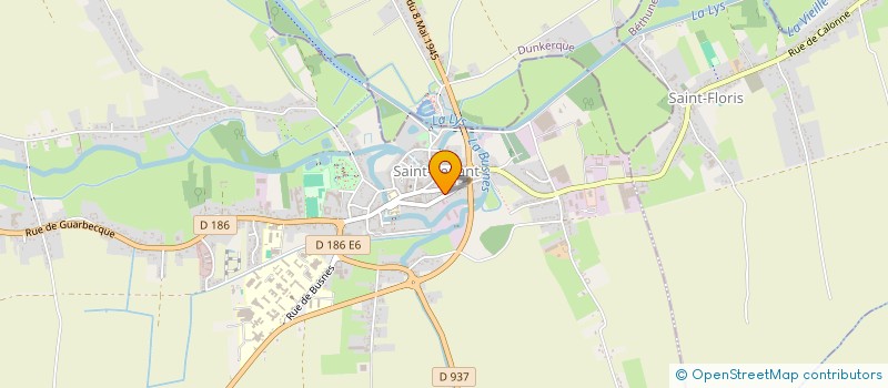 localisation de l'entreprise LYS RENOVATIONS à SAINT-VENANT