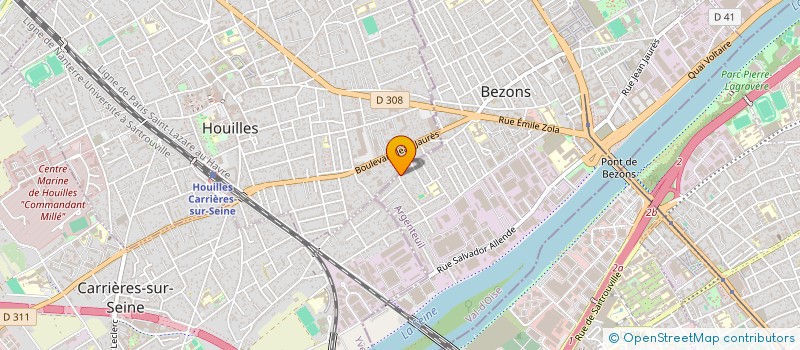 localisation de l'entreprise LYS SAS à BEZONS