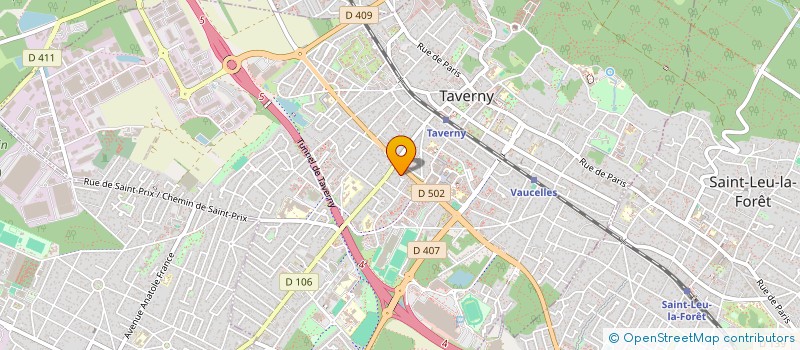 localisation de l'entreprise LYS SJ  TAVERNY