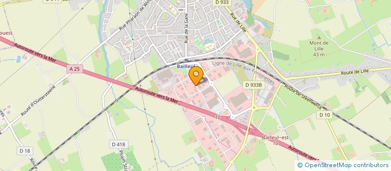 localisation de l'entreprise LYS TECHNIQUE ISOLATION à BAILLEUL