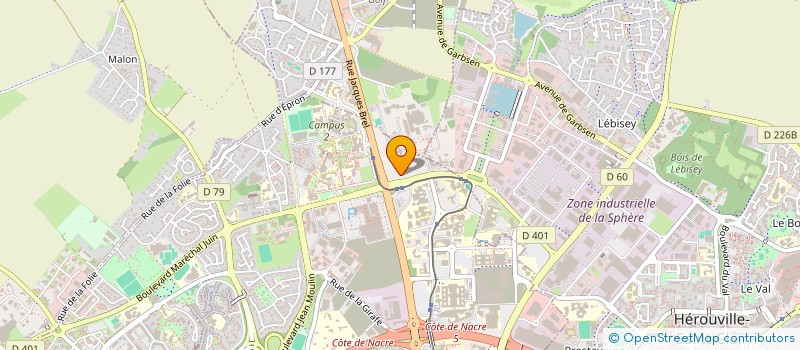 localisation de l'entreprise LYS THERAPEUTICS à CAEN