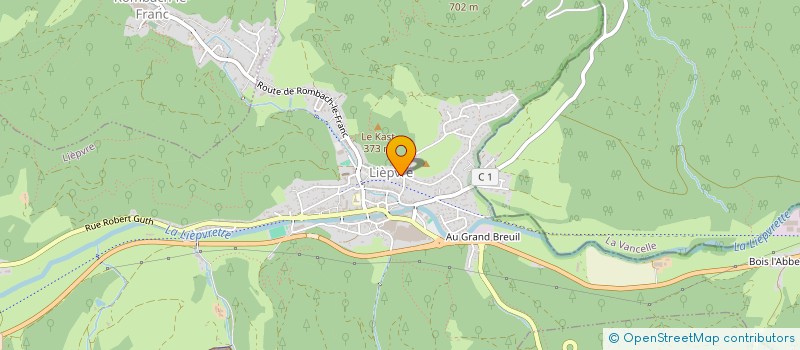 localisation de l'entreprise LYS'TOIRE D'UNE FLEUR  LIEPVRE