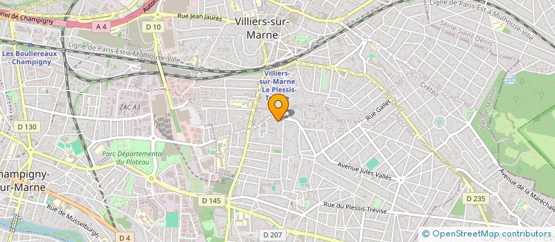 localisation de l'entreprise LYS TRANSPORT à CHAMPIGNY-SUR-MARNE