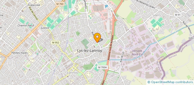 localisation de l'entreprise LYS3R RETRAITE  LYS-LEZ-LANNOY