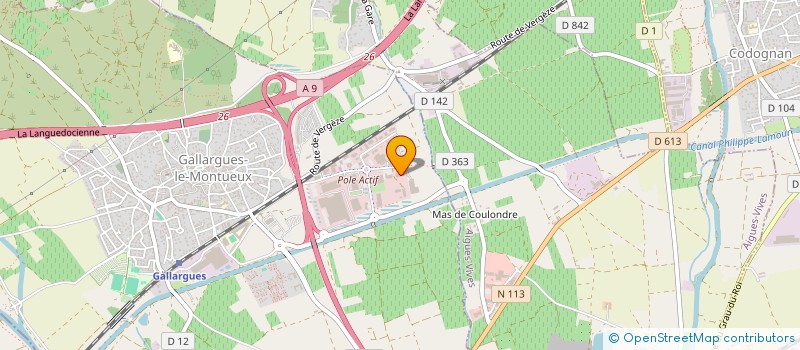 localisation de l'entreprise LYSA  GALLARGUES-LE-MONTUEUX