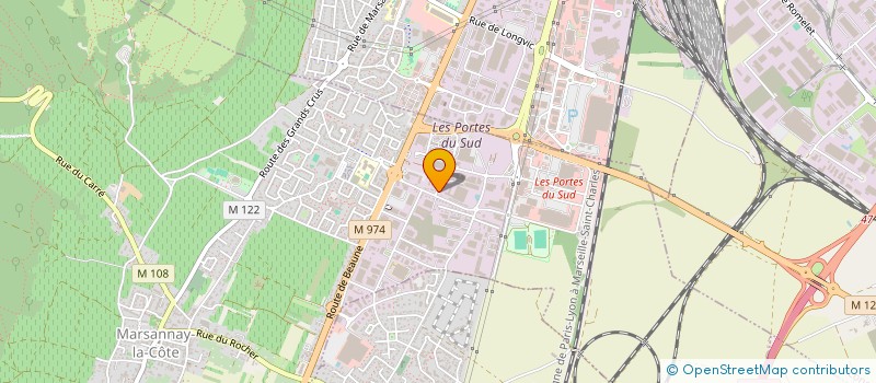 localisation de l'entreprise LYSA à MARSANNAY-LA-COTE